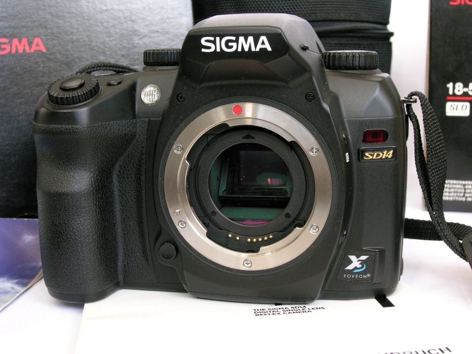 SIGMA 18 - 50 f2.8+ камера SIGMA SD 14