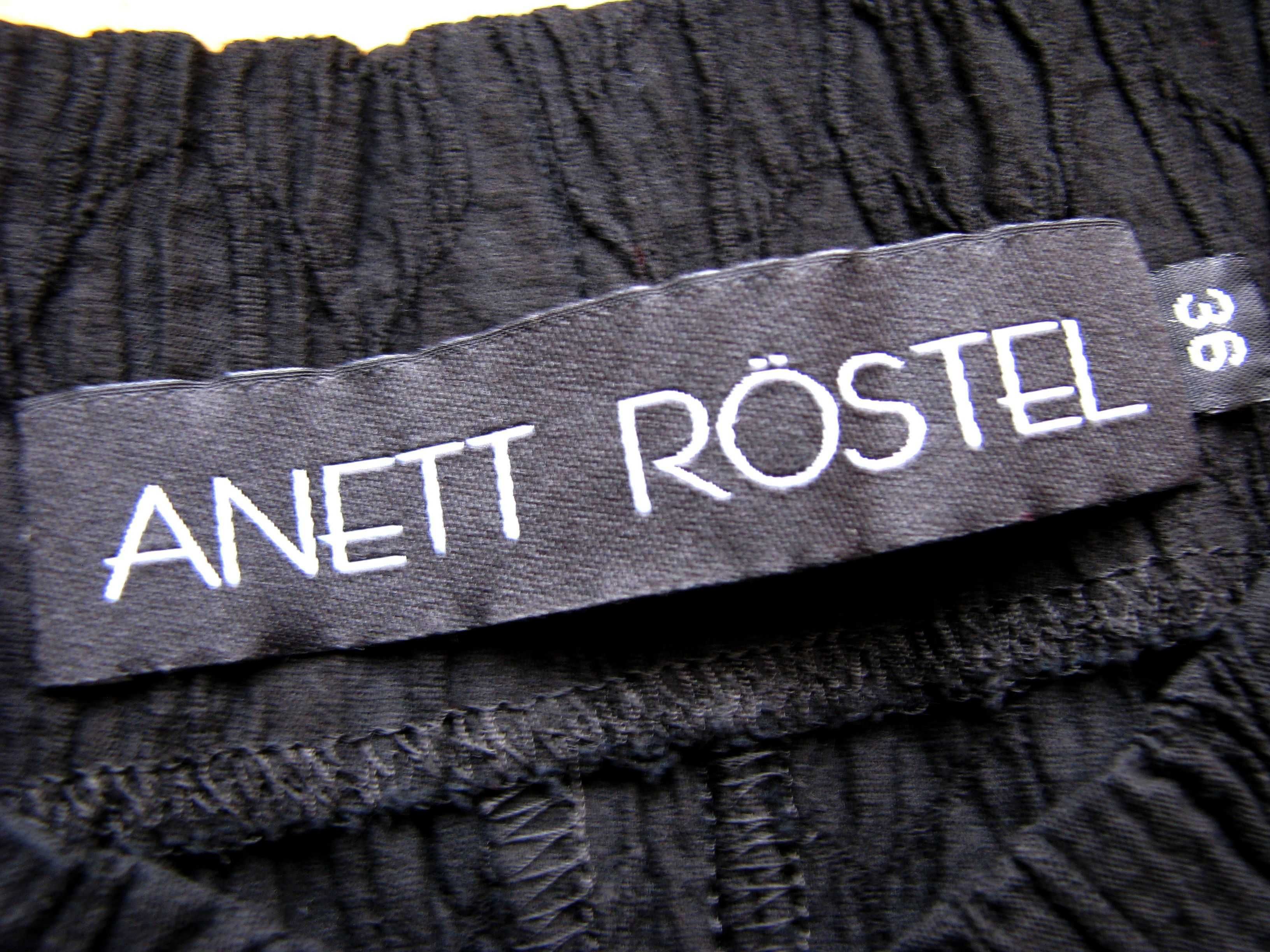 sukienka Anett Rostel 34 36 38 awangarda vintage etno boho czarna