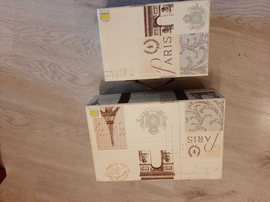 2 Ozdobne pudelka Paryz