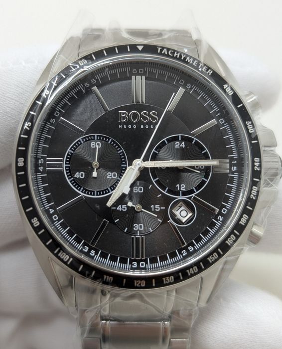 Hugo Boss Driver – NOVO - Cronógrafo 44 mm com Mostrador Preto