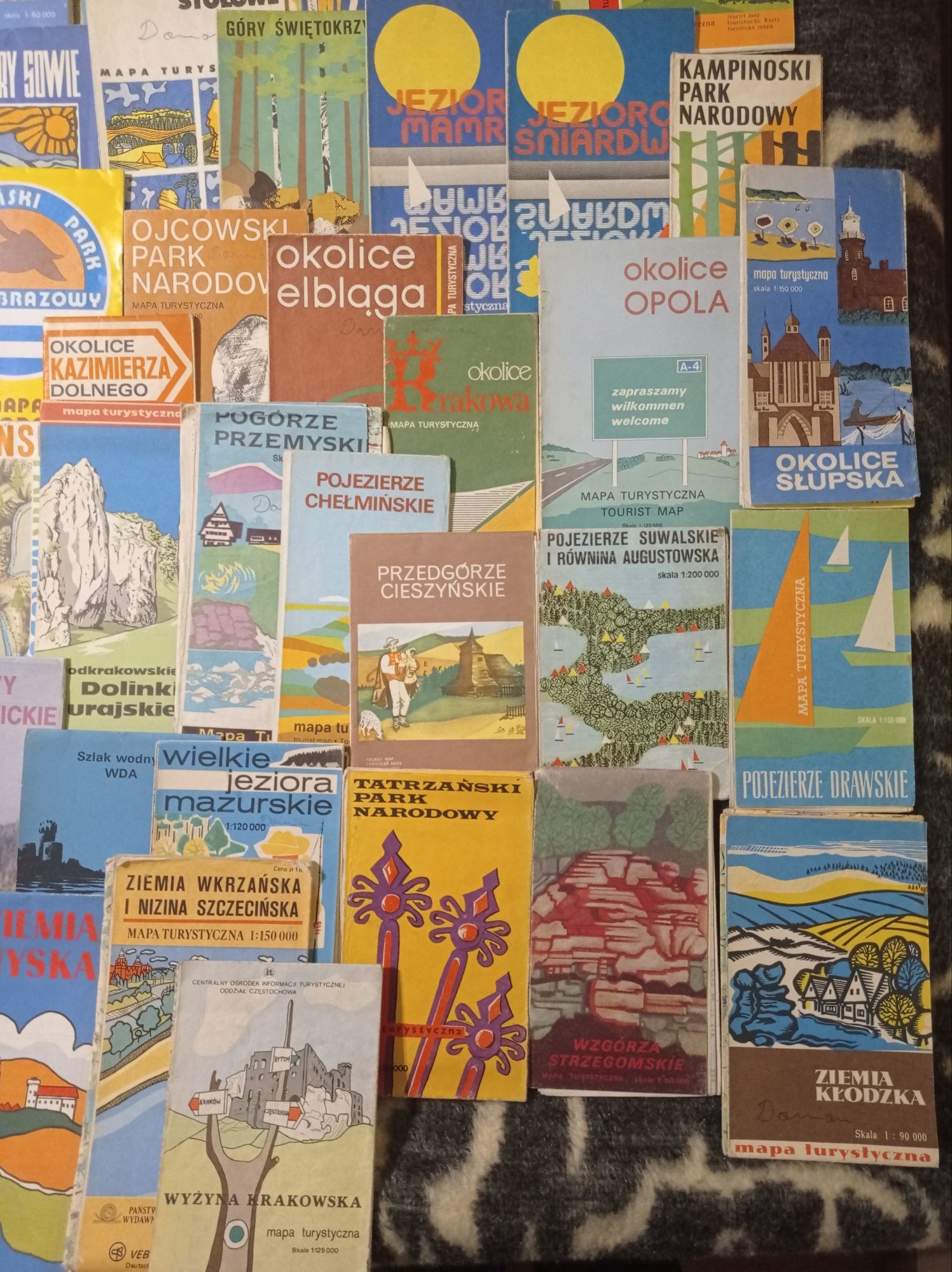 Mega mix polskich map turystycznych