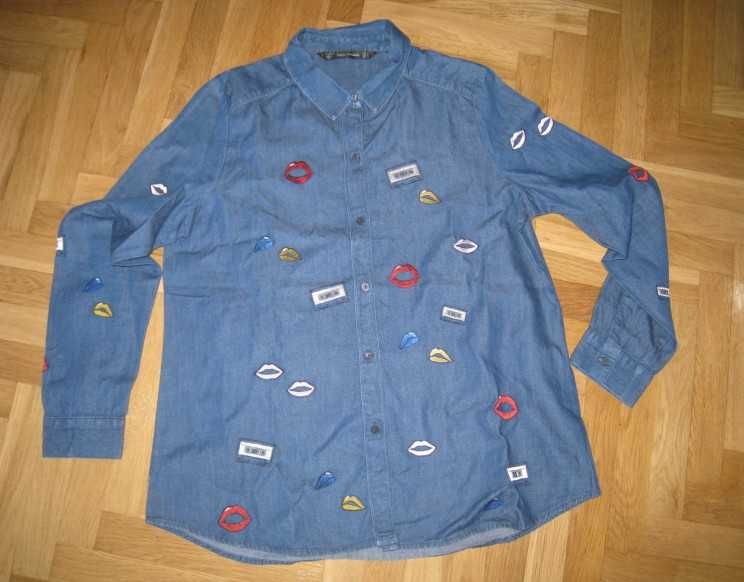 Damska koszula bawełniana ZARA r. L  - a'la Jeans