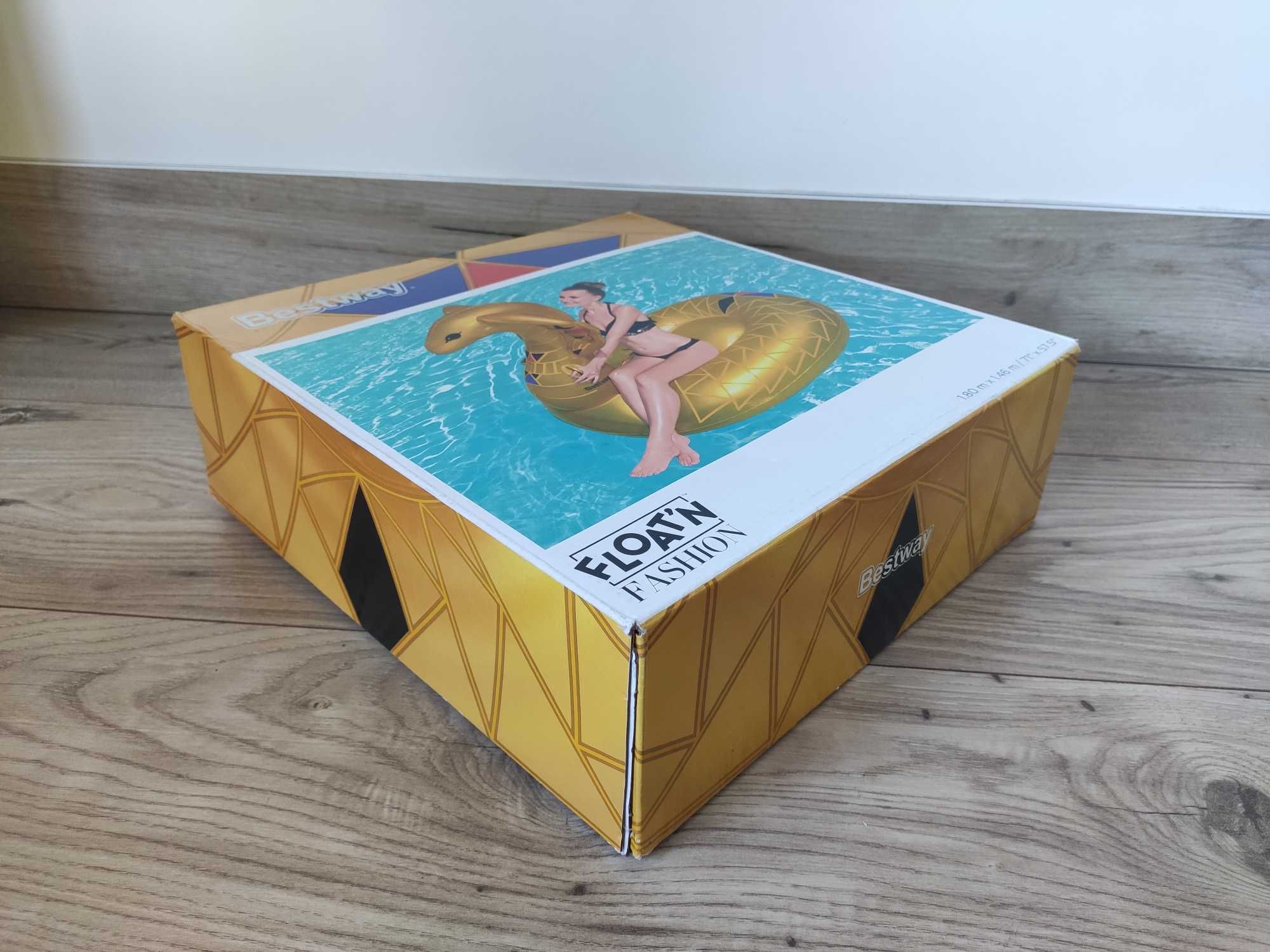 Złota kobra 180x146 Bestway 41445 pływak basenowy