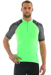 Brubeck koszulka rowerowa, zielona, rozmiar M, najwyższa jakość. Unise