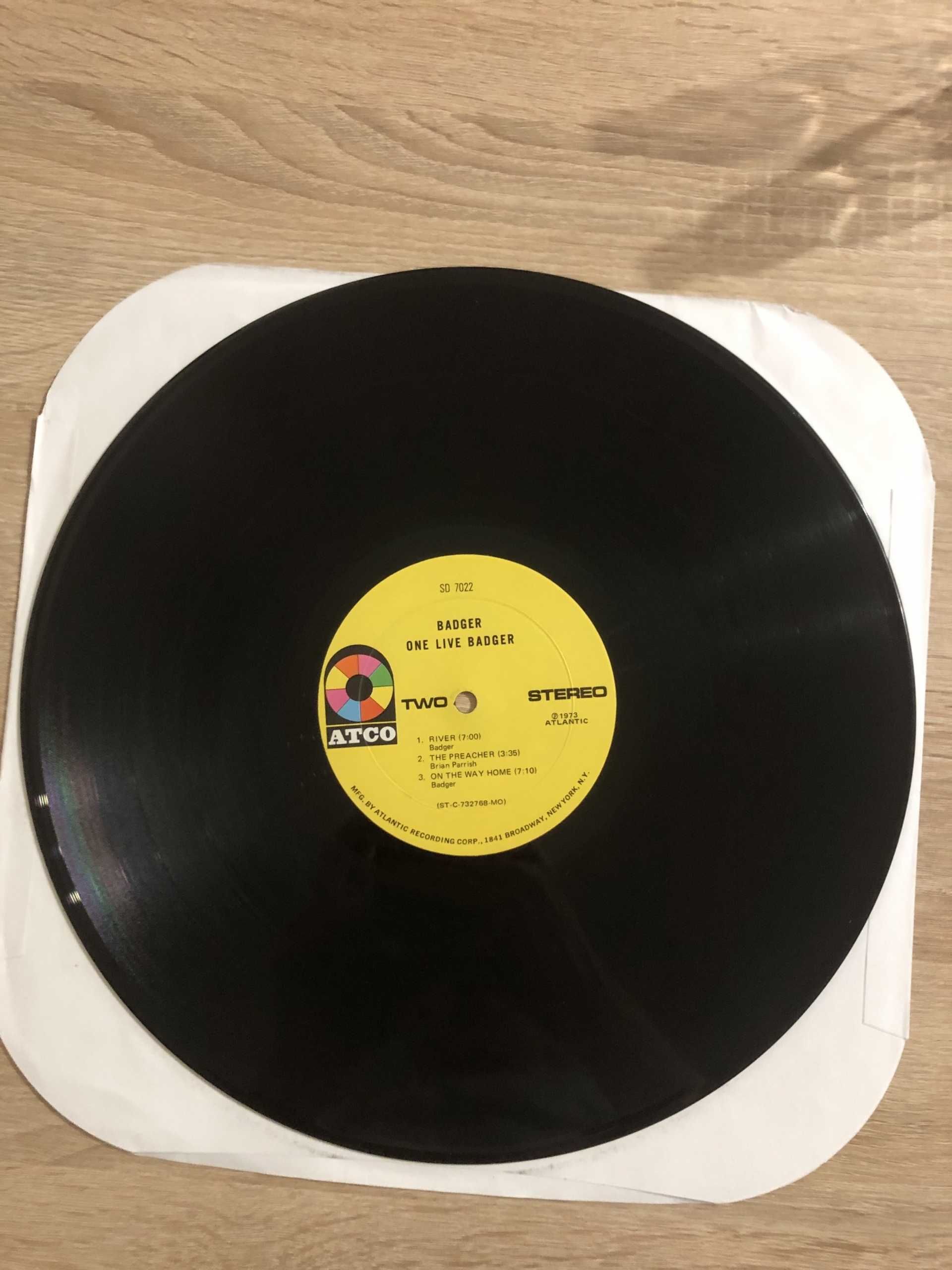 Badger One Live Badger USA 1973 VG+ LP