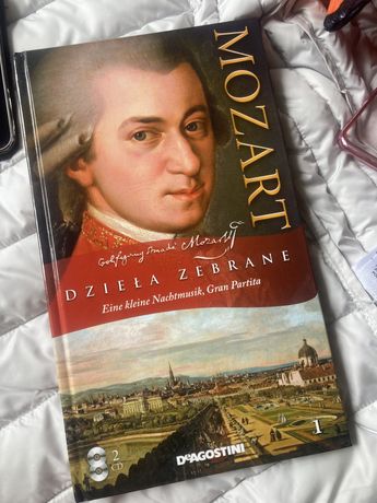 Książka z dwoma plytami CD Mozart dzieła zebrane
