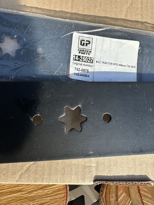 Nóż traktor kosiarka MTD 488mm 2szt