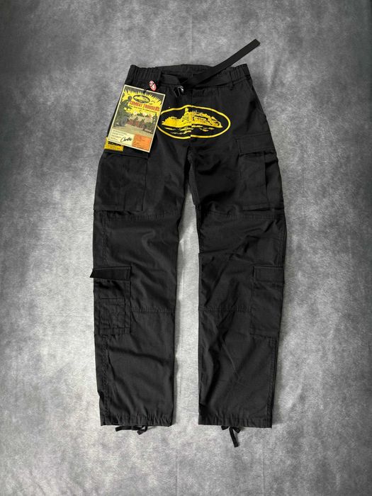 !Продам Corteiz Yella Guerillaz Cargos 'Black/Yellow'  ОРИГІНАЛ!