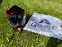 Kask motocyklowy Airoh Commander Progress z zestawem carski packtalk