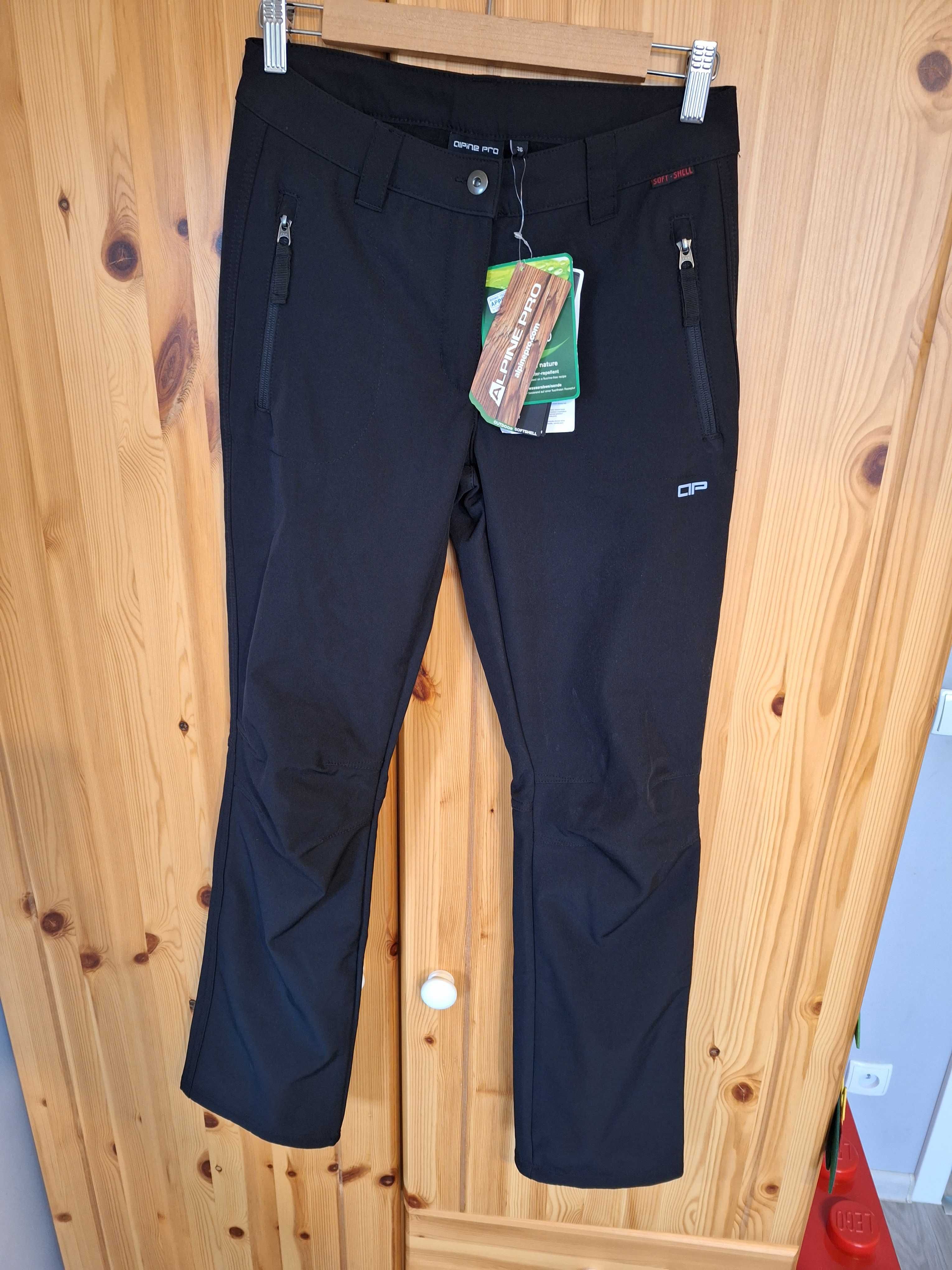 Spodnie trekingowe spodnie turystyczne softshell narciarskie biegowe