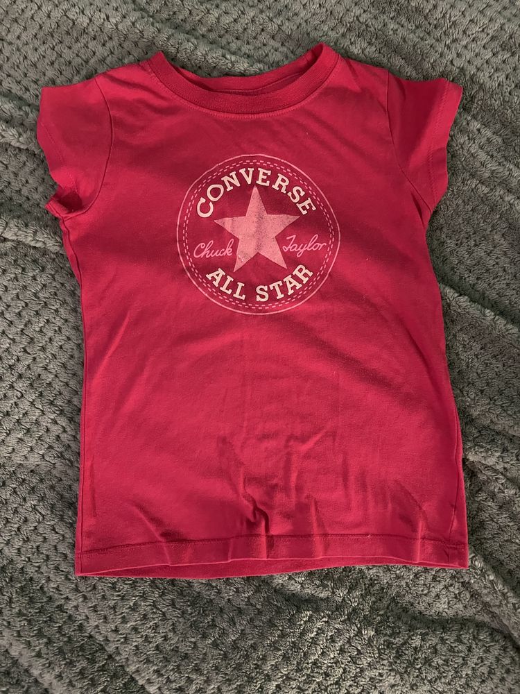 Rózowa koszulka Converse 6-7lat 122