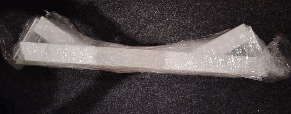Stół okrągły 95 cm drewno prasowane loft nowy!