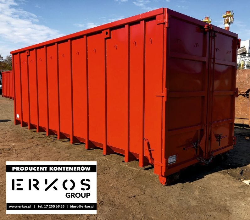 Kontener Hakowy KP 33 36 40 Do Złom Recykling Odpady PRODUCENT