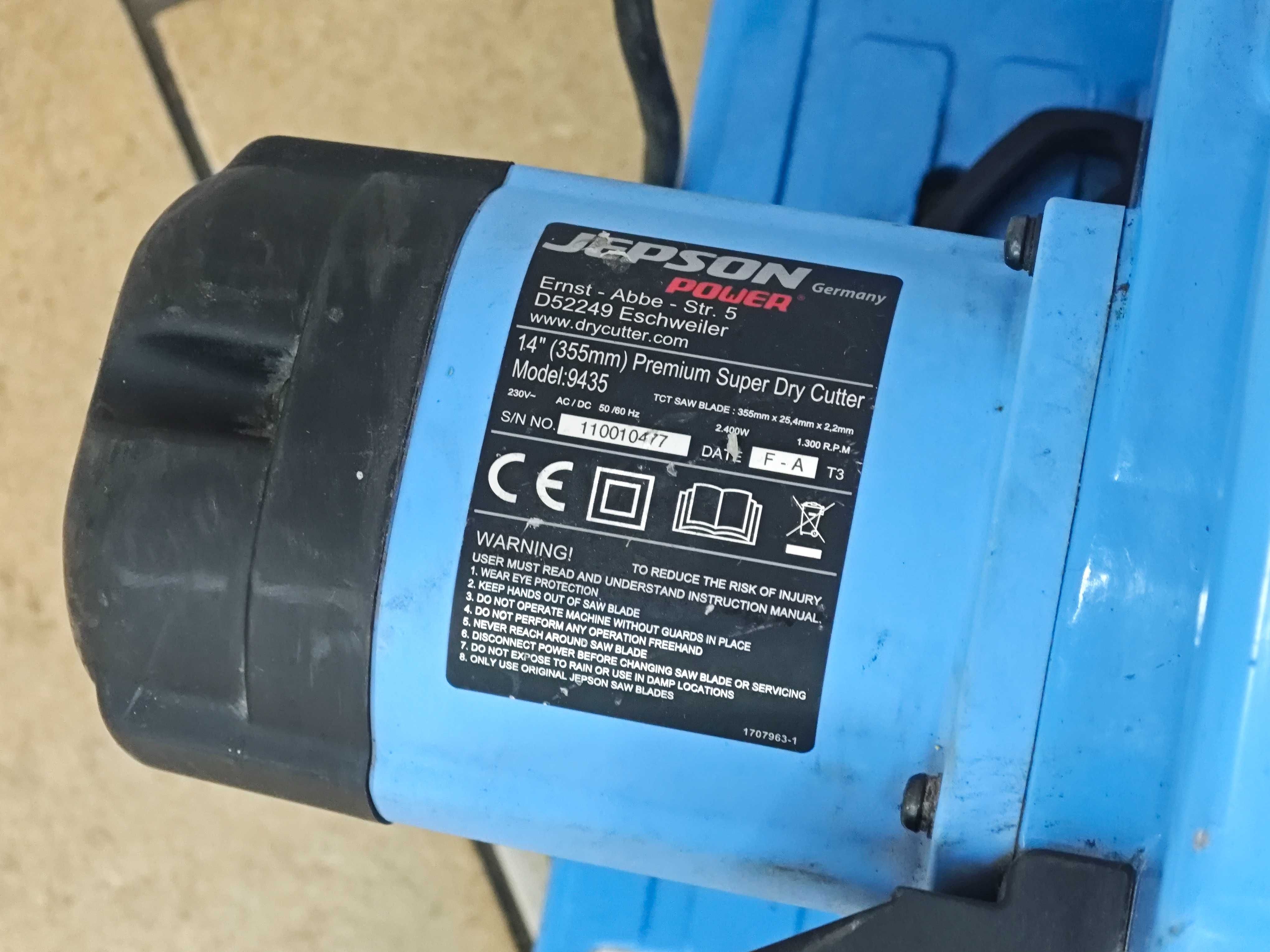 Pilarka tarczowa metalowa JEPSON Super Dry Cutter 355mm 2400W