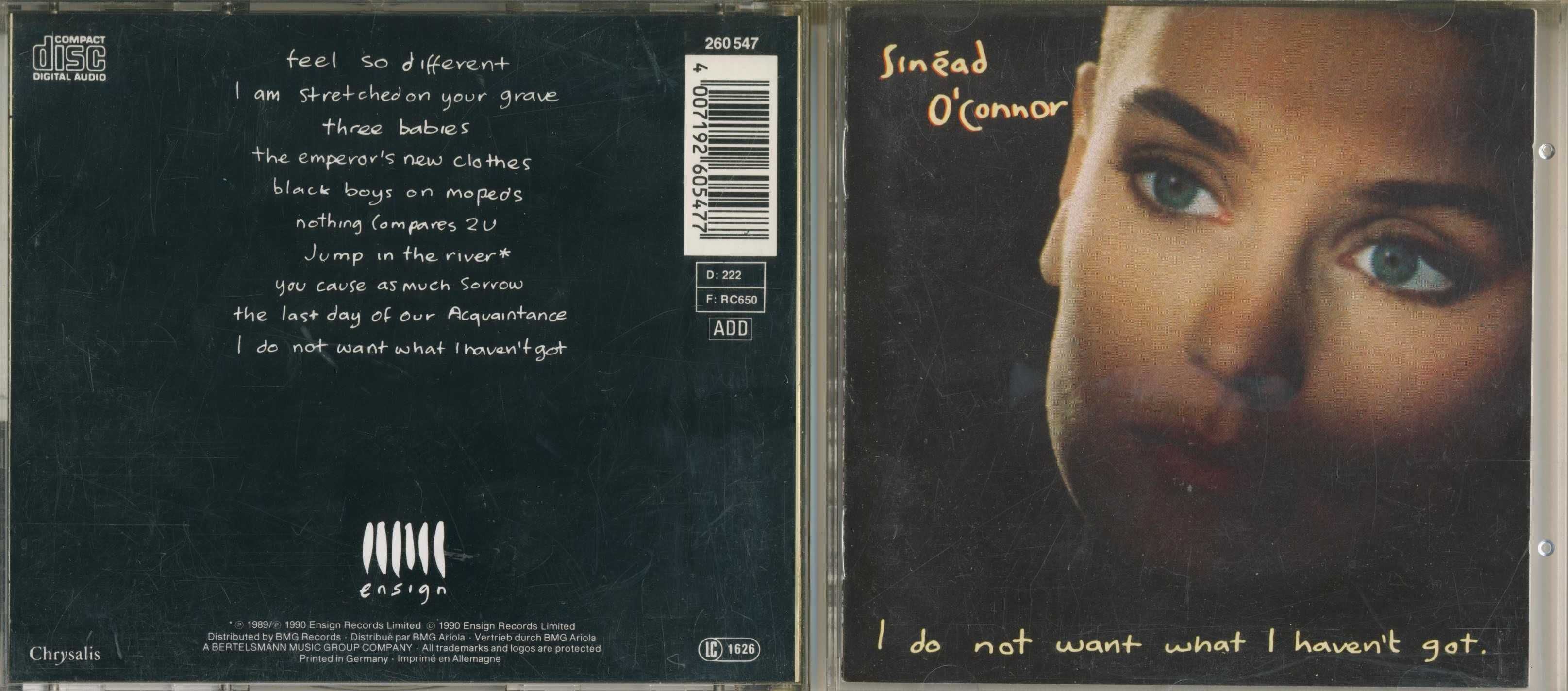 Sinead O'Connor  zestaw czterech płyt cd