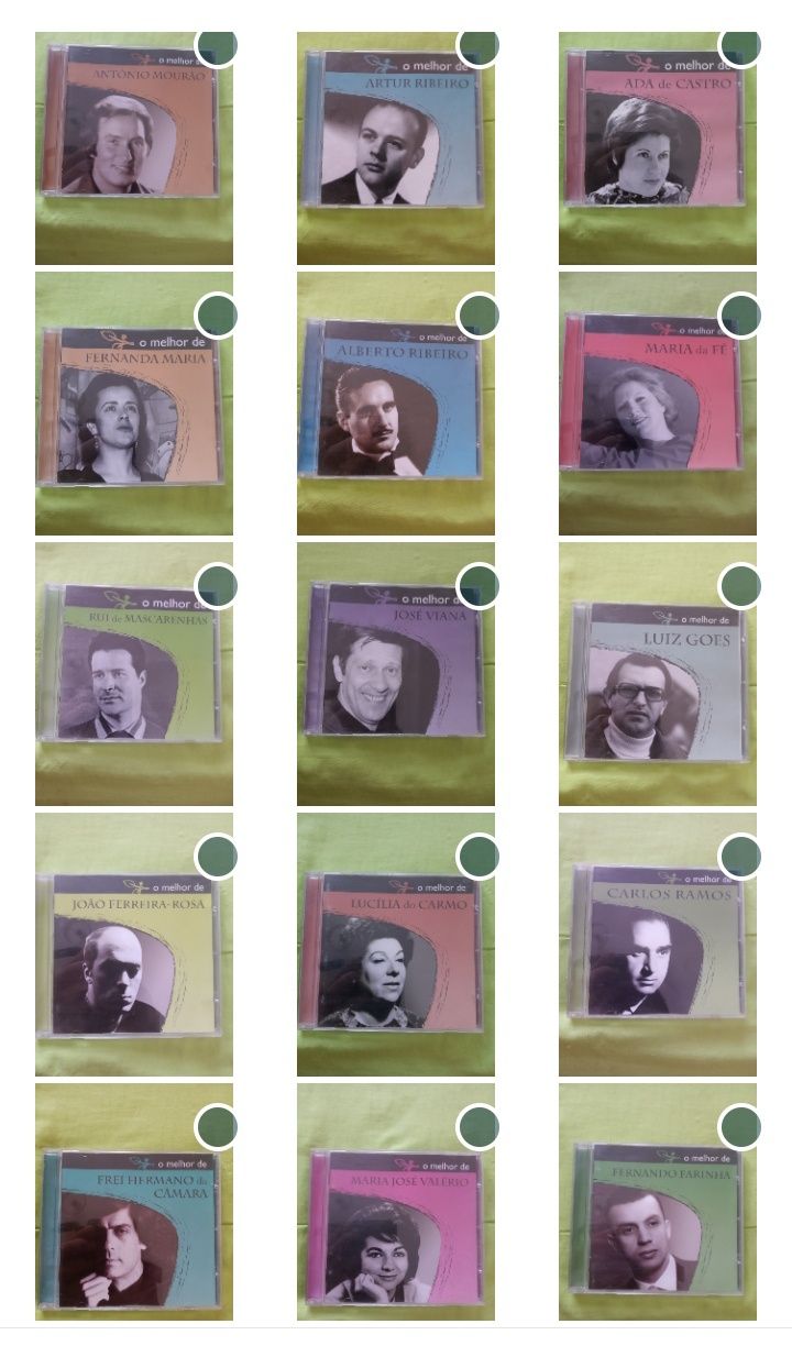 Lote de CD's de FADOS e outros