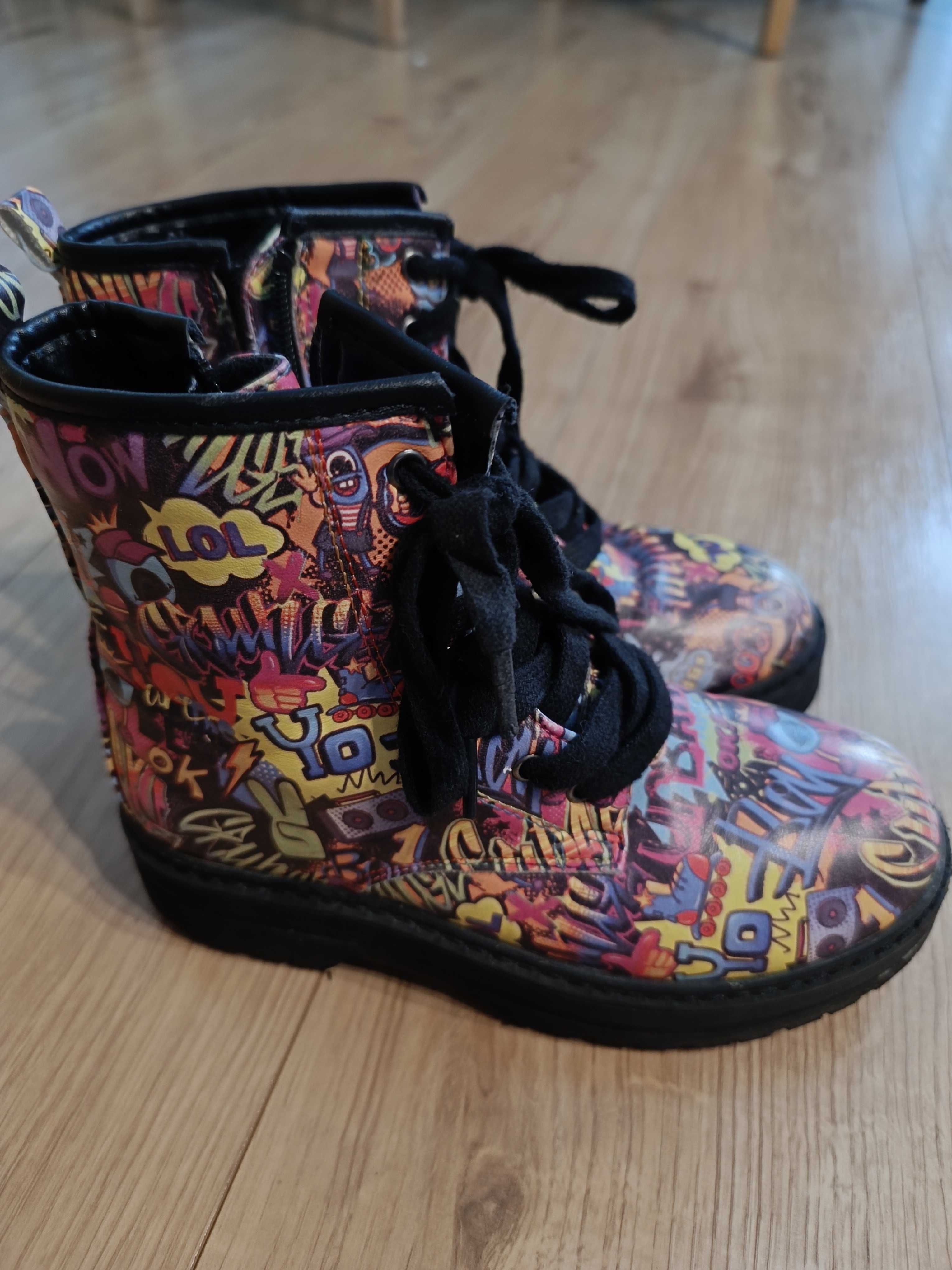 Glany, buty przejściowe dla dziewczynki