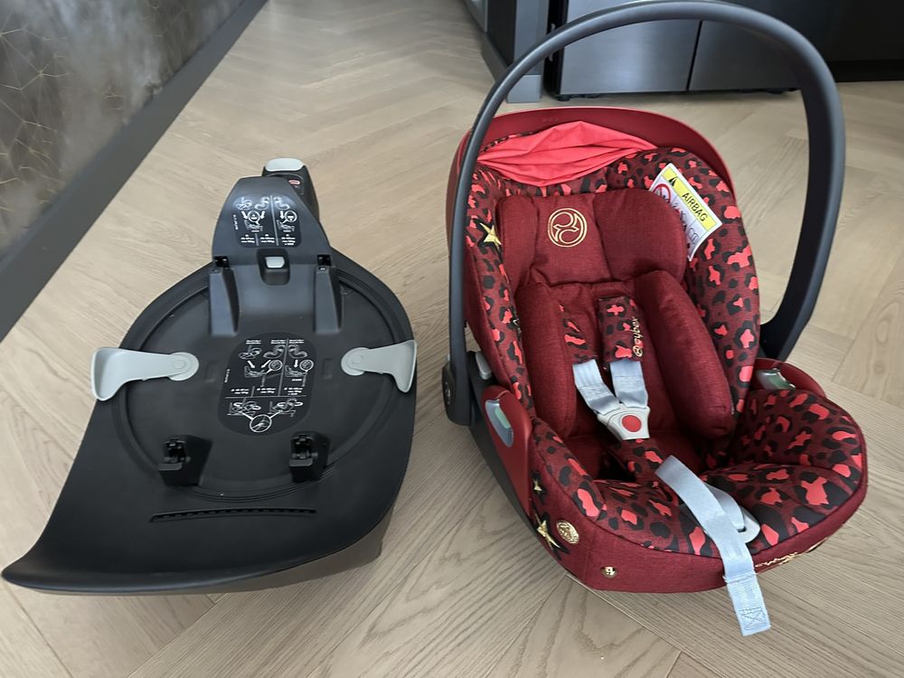 CYBEX Platinum Rockstar fotelik/nosidło + baza isofix Cloud T i-Size