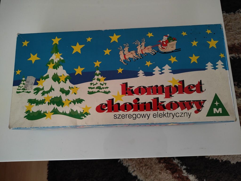 Lampki choinkowe z czasów PRL