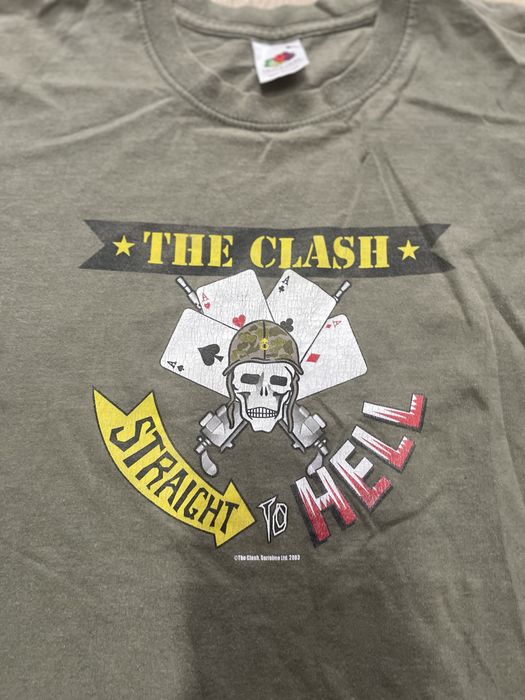 Vintage koszulka zespołu The Clash Straight to hell 2003 metal rock