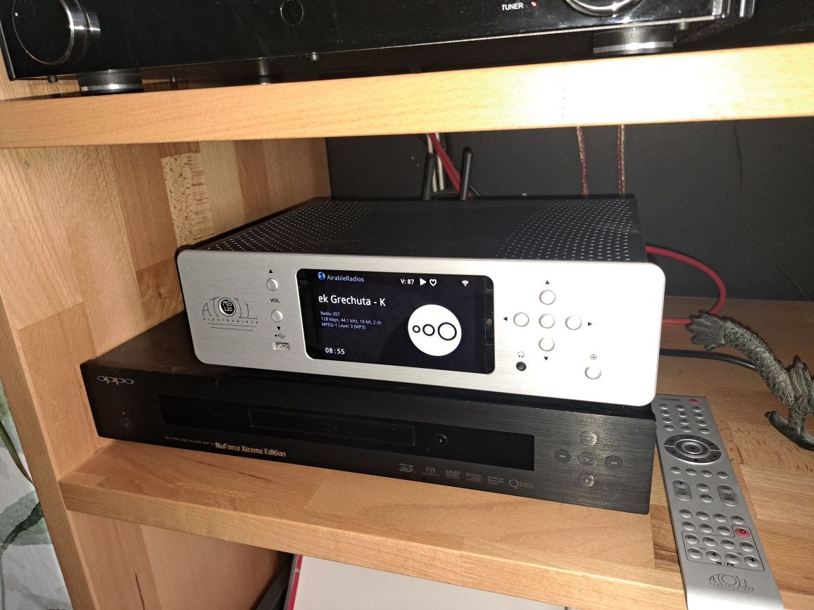 Odtwarzacz strumieniowy Streamer Atoll MS120 srebrny