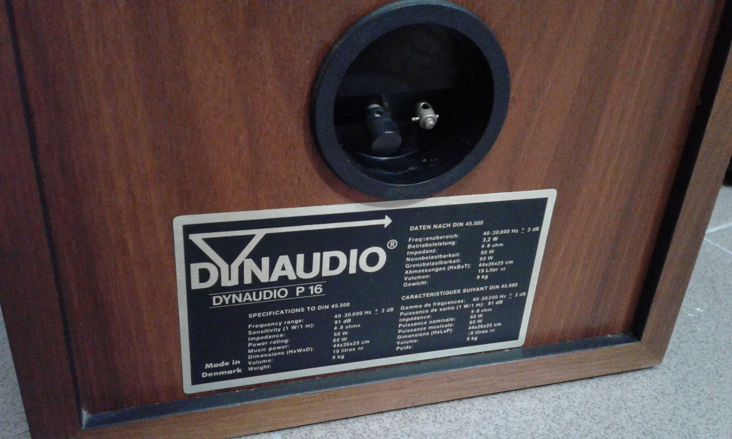 DYNAUDIO P-16,kolumny głośnikowe