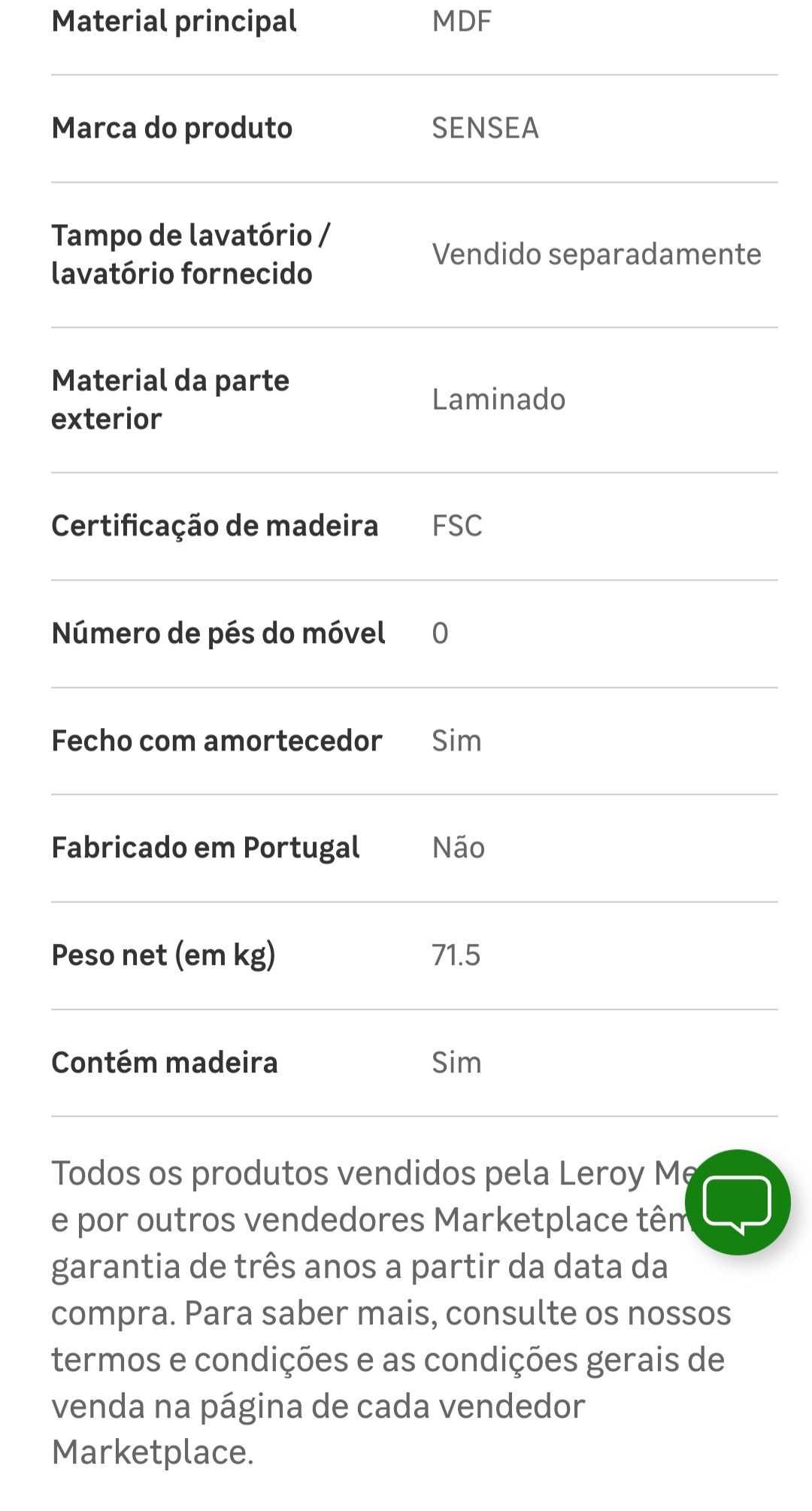 Móvel Casa Banho Novo