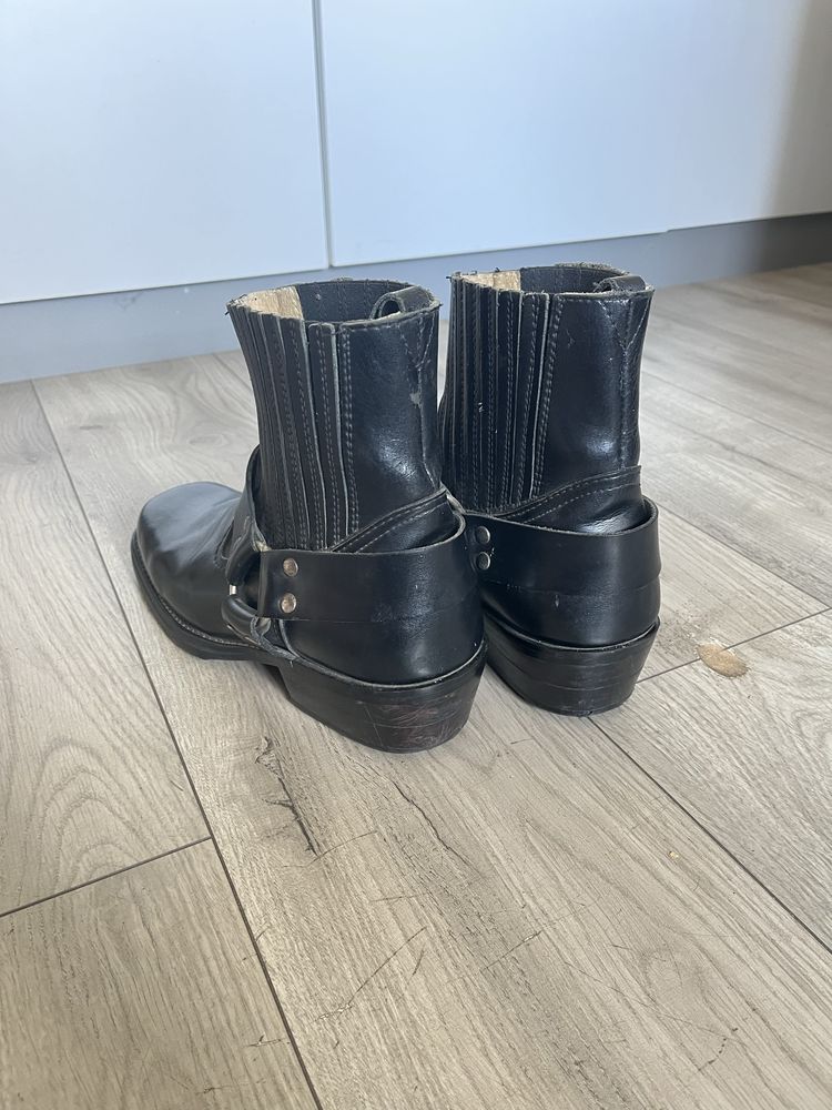 Buty motocyklowe męskie kowbojki skórzane Wolky 40 wkładka 26.5 cm