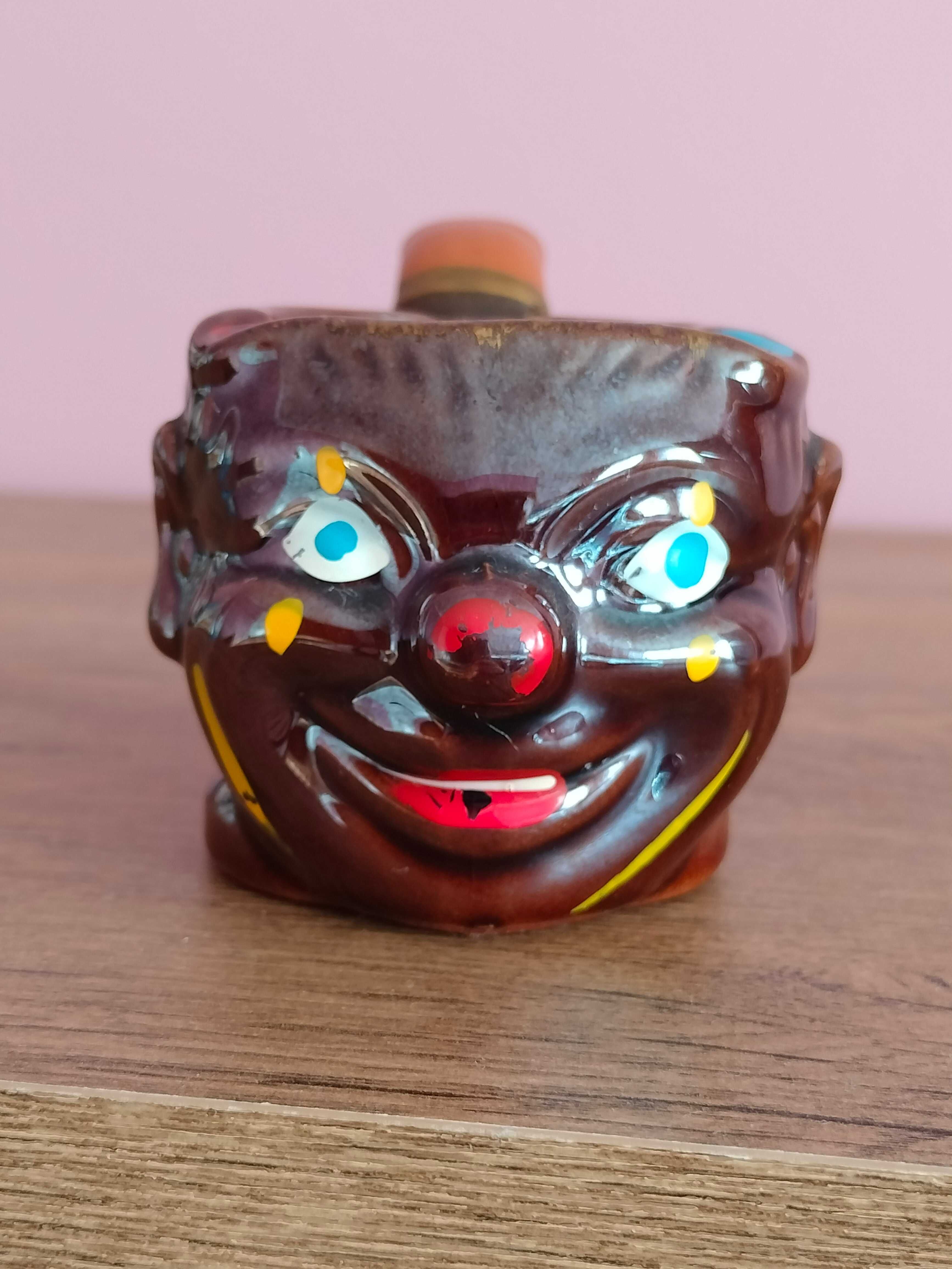 Popielniczka ceramiczna fajka/klaun