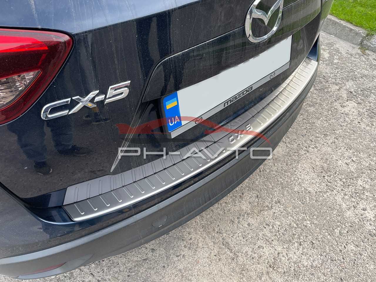 Накладка на задний бампер Mazda CX-5 CX5 2013-2017 Premium