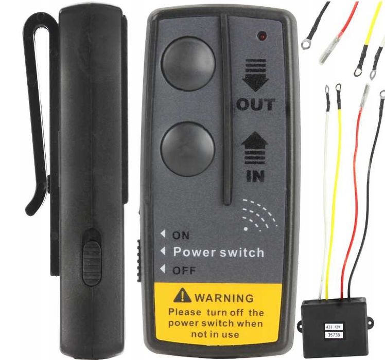 Pilot do wyciągarki bezprzewodowy  12V WCIĄGARKI wyciągarka wciągarka