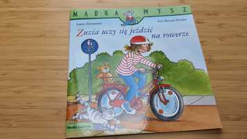 Zuzia uczy się jeździć na rowerze - Mądra Mysz NOWA