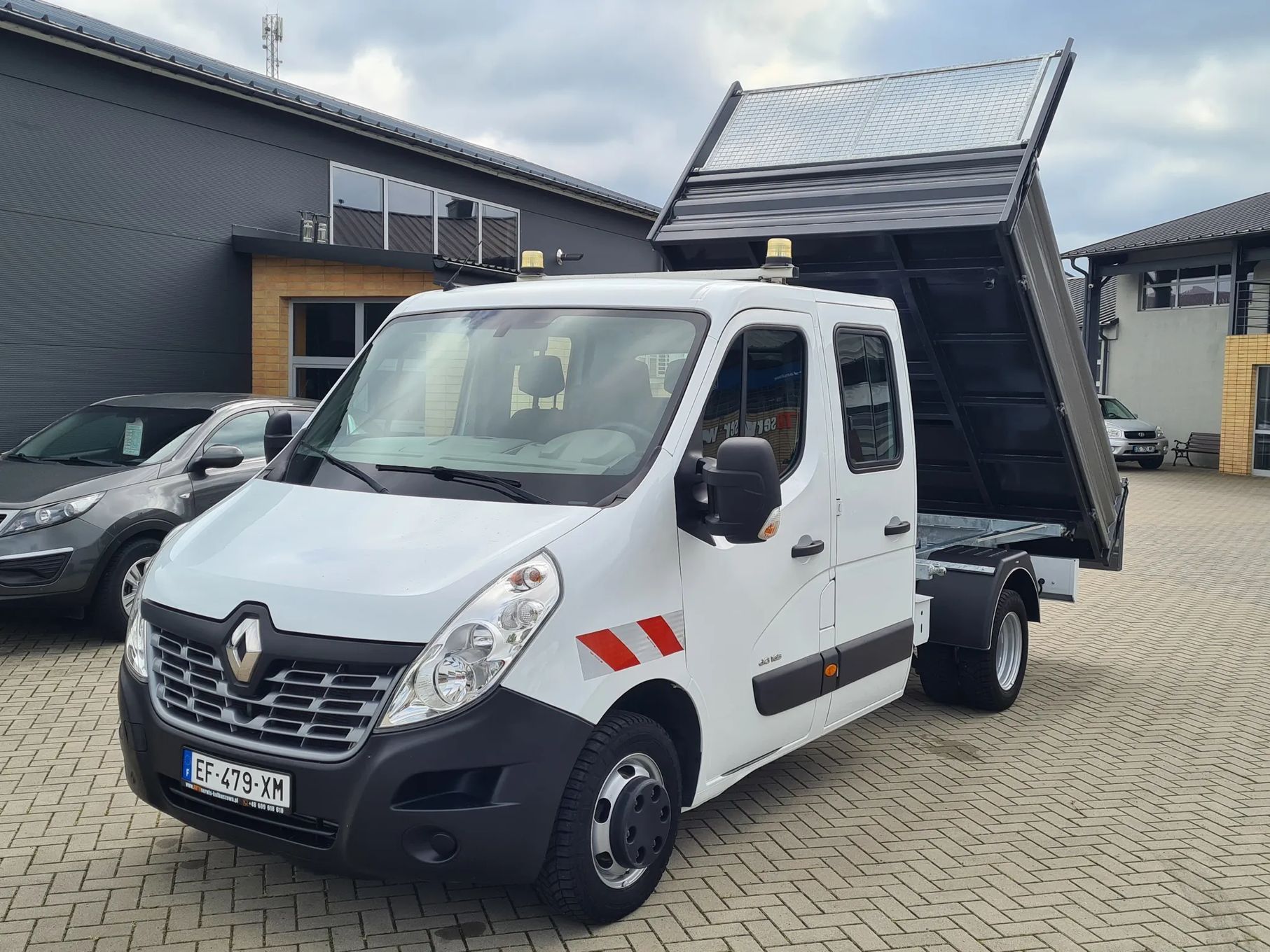 Renault Master  Wywrot 3- stronny 7-osób brygadówka dubel doca