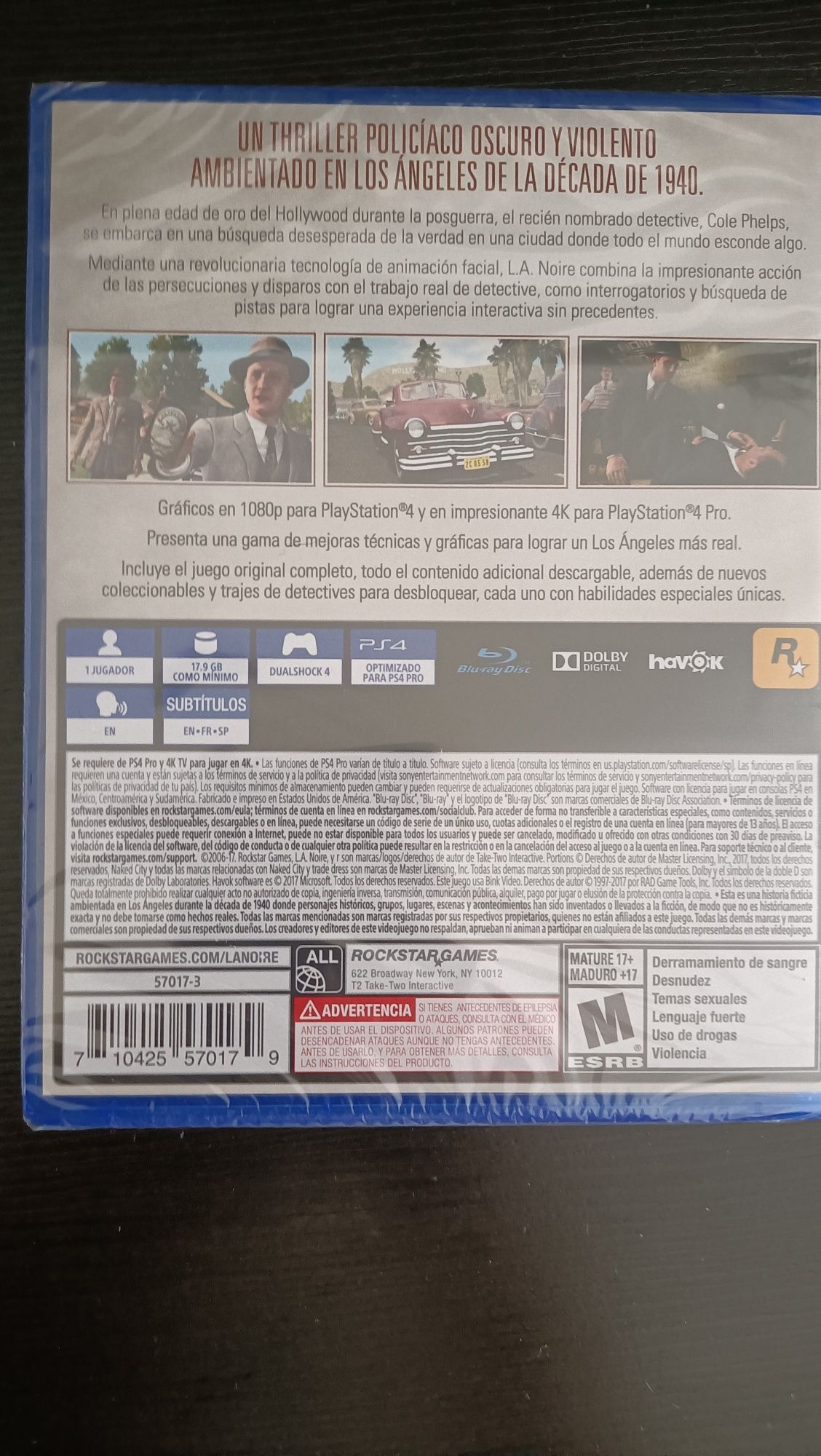 LA NOIRE PS4 novo