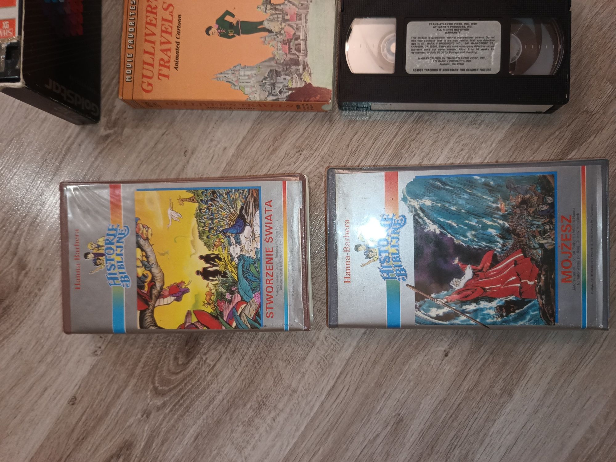 Kasety VHS bajki i filmy
