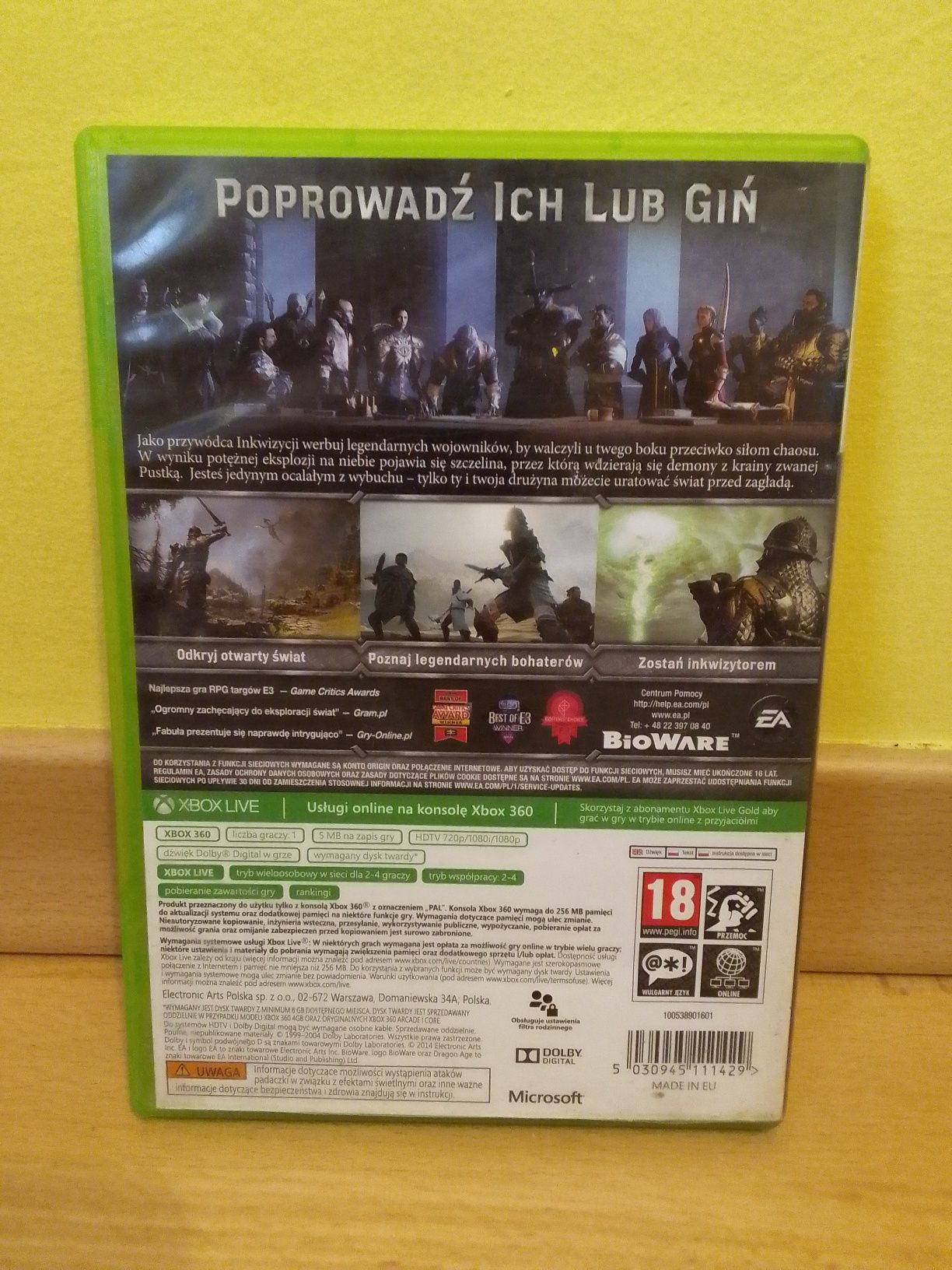 Gry XBOX 360 - Dragon Age Inkwizycja, Mass Effect 3