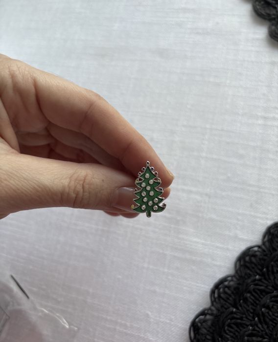 Spinki do mankietow choinki swieta prezent