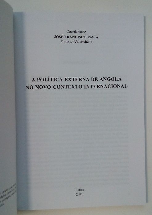 A política externa de Angola no novo contexto internacional