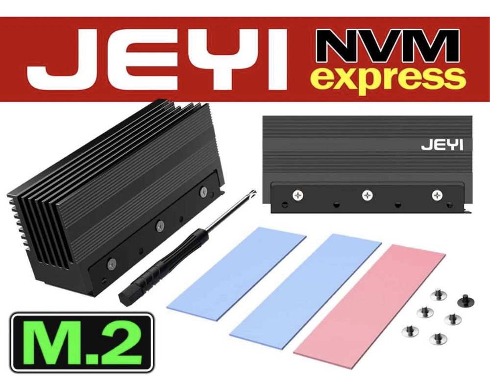 JEYI pasywne chlodzenie radiator termpoady Dysk Ssd Nvme Sata PCie M2