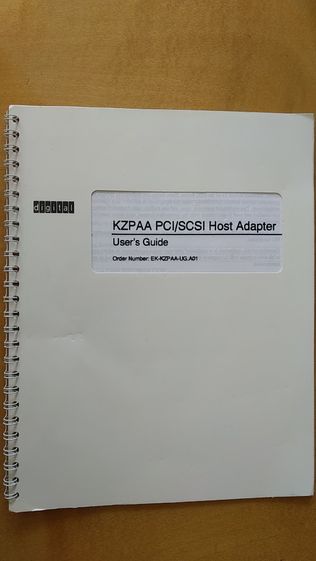 Instrukcja KZPAA PCI/SCSI Host Adapter