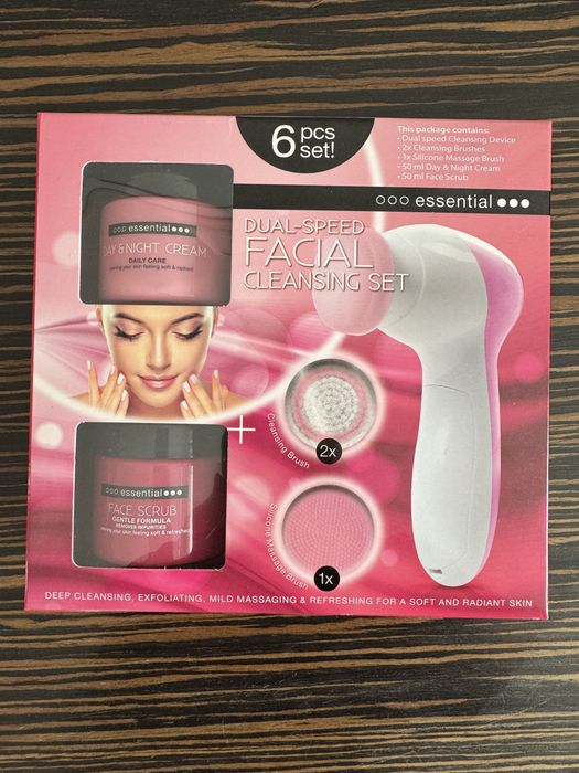Zestaw do oczyszczania twarzy Essential Dual Speed facial cleansing 6