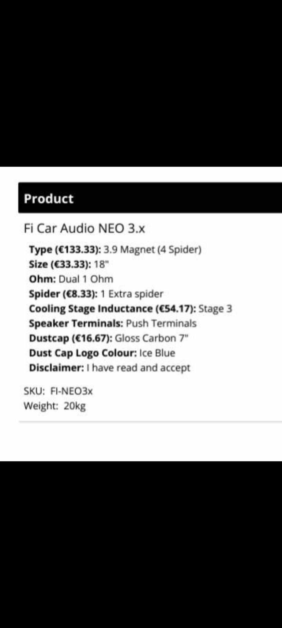 Fi Car Audio NEO 3.x