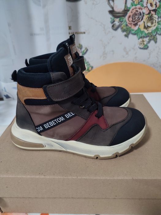 Демісезонні шкіряні черевики на хлопчика