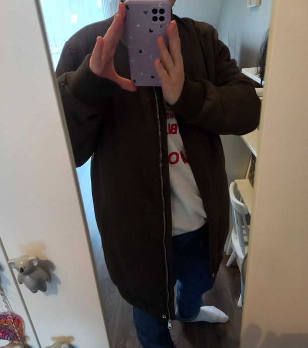 Kurtka parka bomberka Stradivarius wiosenna rozm M