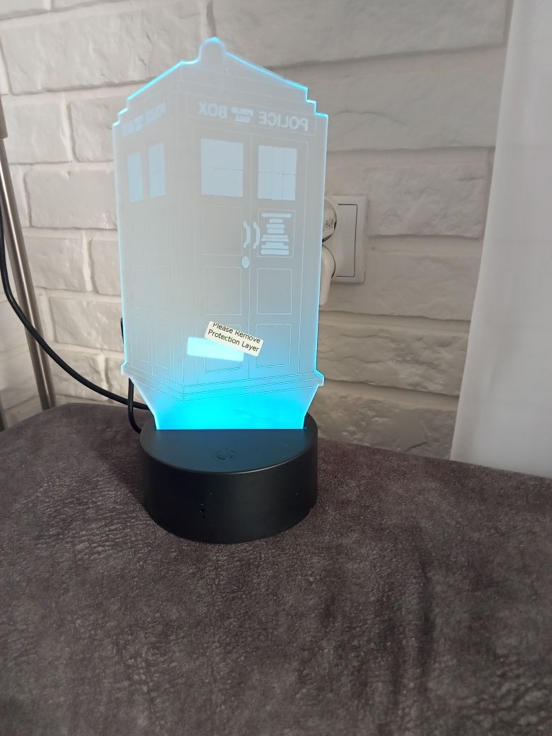 Lampka 3D Creative Vision Light (Police Box)