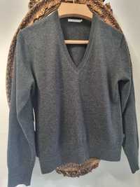 Bison sweter bawełna M/L grafit