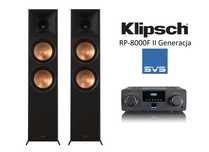 Klipsch RP-8000F II Kolumny SVS Prime Pro SOUNDBASE HDMI Wzmacniacz