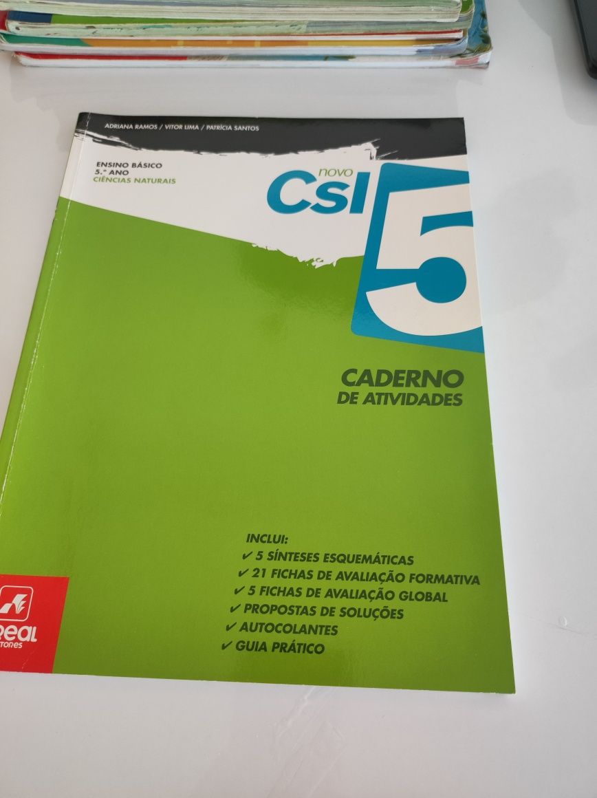 CSI 5°ano - ciências naturais - cadernos de atividades