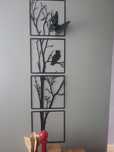 Ozdoba ścienna loft metal