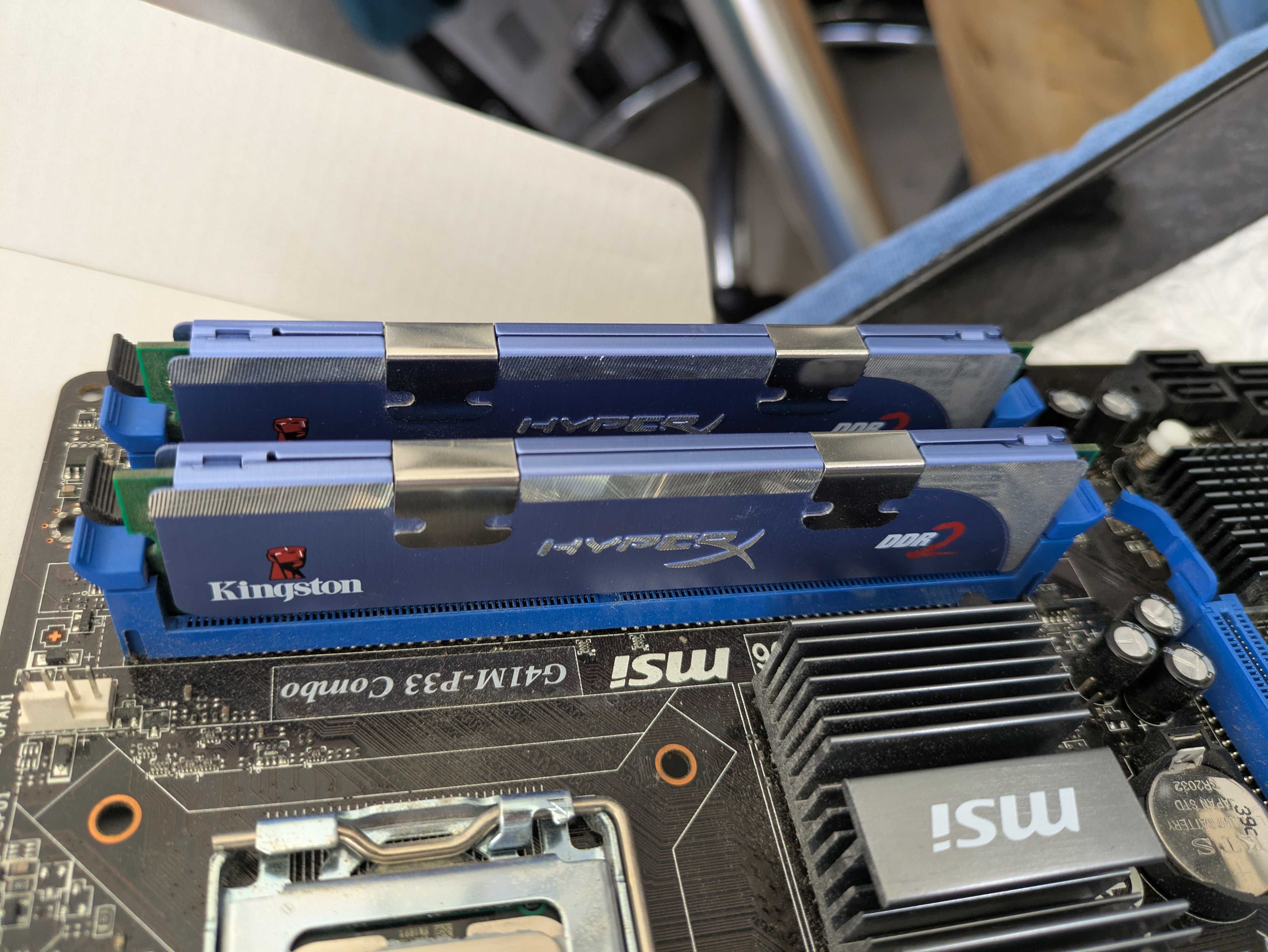 msi g41m-p33 combo + intel quad q9500